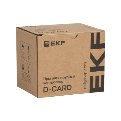 Программируемый логический контроллер (ПЛК) EC312 токоподающий D-CARD EKF Программируемый логический контроллер (ПЛК) EC312 токоподающий D-CARD EKF