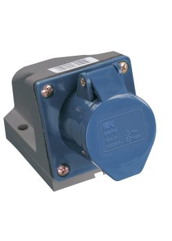 Розетка стационарная ССИ-123 2P+PE 32А 200-250В IP44 IEK