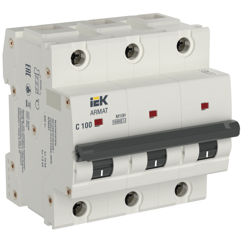 ARMAT Автоматический выключатель M10H 3P C 100А IEK