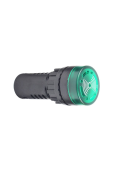 Зуммер с непрерывным сигналом OptiSignal Compact D22 C7-B-B3CL зеленый с подсветкой 24 В AC/DC