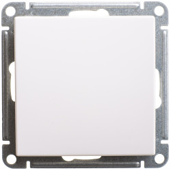 W59 AQUA 1-клавишный ПЕРЕКЛЮЧАТЕЛЬ, IP44, сх.6, 10АХ, механизм, БЕЛЫЙ