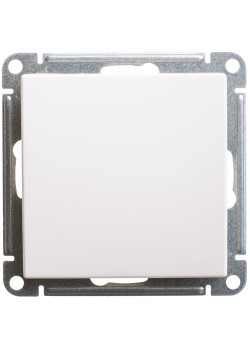 W59 AQUA 1-клавишный ПЕРЕКЛЮЧАТЕЛЬ, IP44, сх.6, 10АХ, механизм, БЕЛЫЙ