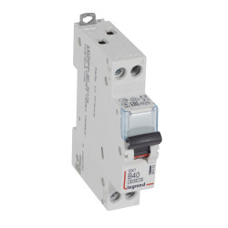 Авт.вкл.DX3 1п+N В40А 6kA/10кА LEGRAND