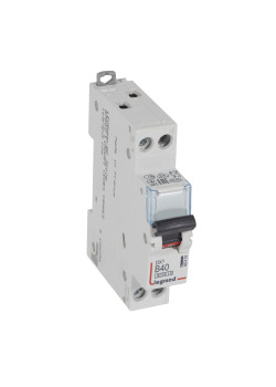 Авт.вкл.DX3 1п+N В40А 6kA/10кА LEGRAND