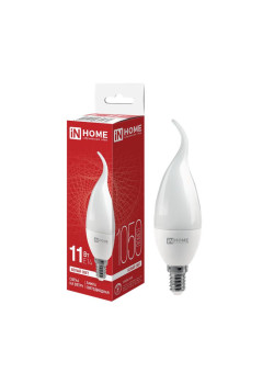 Лампа светодиодная LED-СВЕЧА НА ВЕТРУ-VC 11Вт свеча на ветру 4000К нейтр. бел. E14 1050лм 230В IN HOME 4690612030470