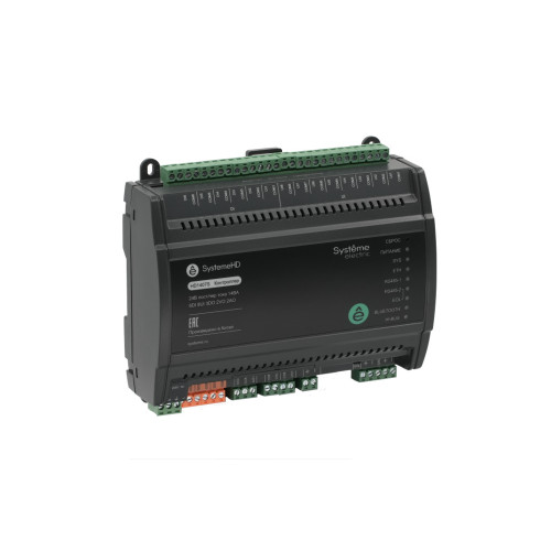 Контроллер SystemeHD, 6DI 8UI 3DO 2AO 2VO Ethernet 3RS485 BACnet Modbus ~24В/=24В