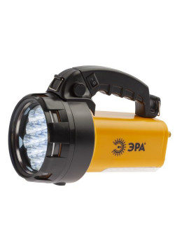 Фонарь-прожектор аккумуляторный Альфа PA-601 19LED + 24LED литиевый аккум. 3А.ч ЗУ 220В + 12В (инд. упак.) Эра Б0031036