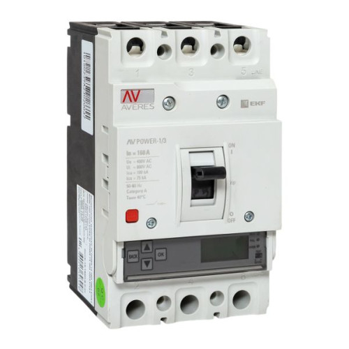 AV-POWER-1/3 160А 100кА ETU6.0 EKF