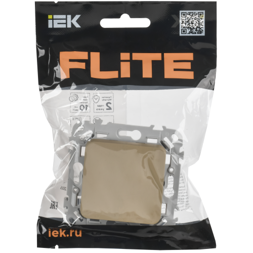 FLITE Выключатель 1-клавишный 10А ВС11-1-0-ФлХ хаки IEK FLITE Выключатель 1-клавишный 10А ВС11-1-0-ФлХ хаки IEK