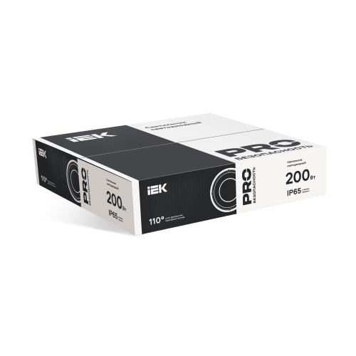 Светильник светодиодный ДСП 4022 200Вт 6500К IP65 IEK Светильник светодиодный ДСП 4022 200Вт 6500К IP65 IEK