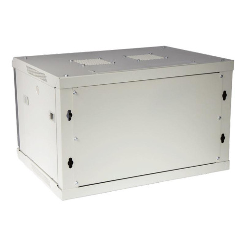 Шкаф коммутационный Lanmaster (TWT-CBWPG-6U-6X4-GY) настенный 6U 600x400мм пер.дв.стекл 60кг серый Шкаф коммутационный Lanmaster (TWT-CBWPG-6U-6X4-GY) настенный 6U 600x400мм пер.дв.стекл 60кг серый