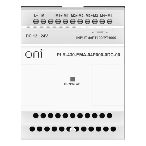 ПЛК 430 Модуль расширения входов выходов 4 входа Pt100/Pt1000 24В DC ONI