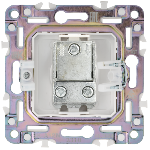 SKANDY Розетка TV проходная SK-A17N металл никель IEK SKANDY Розетка TV проходная SK-A17N металл никель IEK