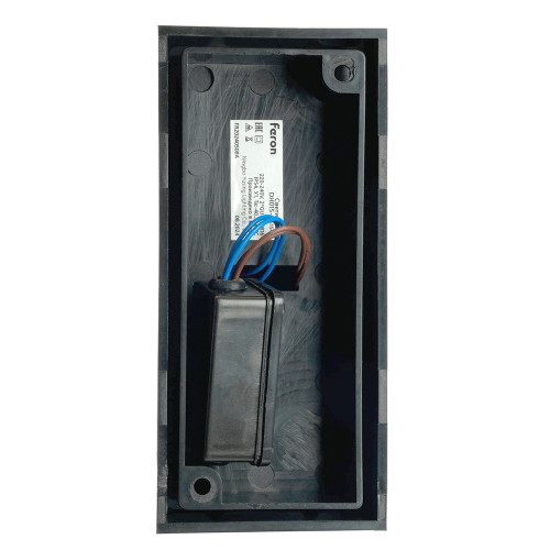 Светильник садово-парковый Feron.ONE DH015-P, на стену, 2*GU10 220-240V, черный пластик