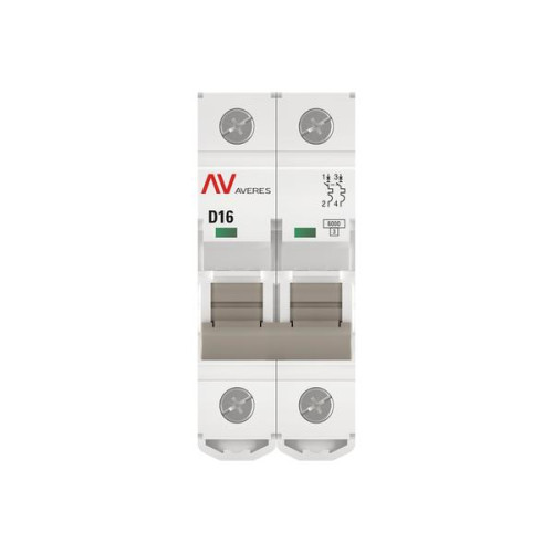 Авт. выкл. AV-6 2P 16A (D) 6kA EKF AVERES Авт. выкл. AV-6 2P 16A (D) 6kA EKF AVERES