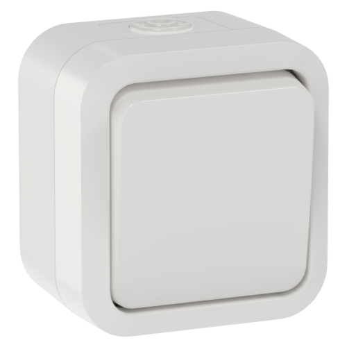 TORS Переключатель одноклавишный 10А IP55 TS301 белый IEK