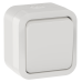 TORS Переключатель одноклавишный 10А IP55 TS301 белый IEK