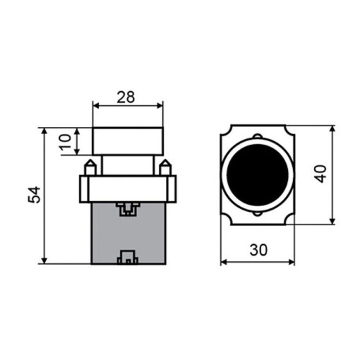 Кнопка XB2 зел. NO Rexant 36-5522 Кнопка XB2 зел. NO Rexant 36-5522
