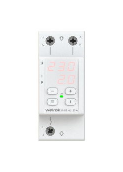 Реле напряжения с контролем тока VI-63 red Welrok 4660251140281