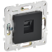 SKANDY Розетка компьютерная RJ45 кат.5E SK-K01Bl черный IEK SKANDY Розетка компьютерная RJ45 кат.5E SK-K01Bl черный IEK