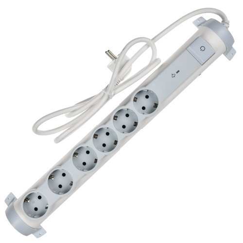 COMFORT Фильтр сетевой СФ-06К 16А 1,5м 3х1,5мм2 белый IEK