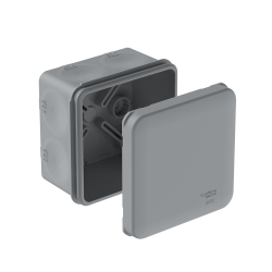 MULTIBOX Коробка распред. 70х70х42 IP66 с 8 мембранными вводами D25 под пистолет СЕРАЯ (со стикером)