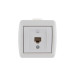 Розетка компьютерная 1-м ОП Nata RJ45 бел. LEZARD 710-0200-139 Розетка компьютерная 1-м ОП Nata RJ45 бел. LEZARD 710-0200-139