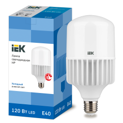 Комплект ПРОМО Лампа LED HP 120Вт 6500К E40 (LLE-HP-120-230-65-E40 ) с патроном подвесным керамическим Пкр40-16-К43 (EPC30-04-01-K01) IEK