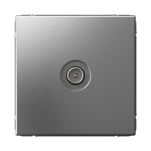 ARTGALLERY TV РОЗЕТКА проходная 4DB, механизм, СТАЛЬ