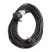 Удлинитель-шнур 1х30м 10А IP44 3500Вт 220-350В КГ 2х1.0мм каучук КОСМОС YSHKsm30m-1g(10A)KG