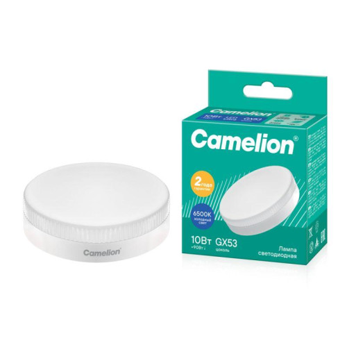 Лампа светодиодная LED10-GX53/865/GX53 10Вт 220В Camelion 13616 Лампа светодиодная LED10-GX53/865/GX53 10Вт 220В Camelion 13616