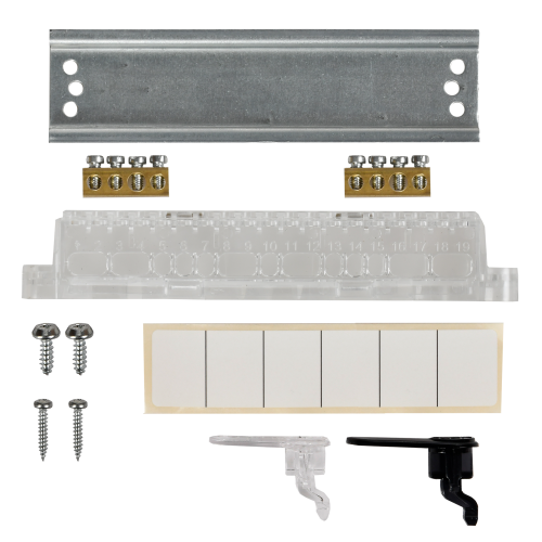 UNION Compact Корпус пластиковый ЩРН-П-6 IP41 черная прозрачная дверь IEK