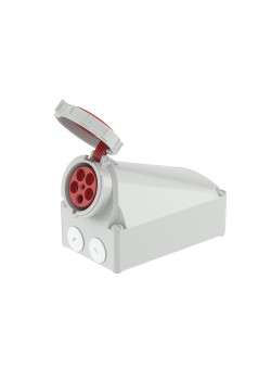 Розетка настенная WS IP67 125A 3P+E+N 400В