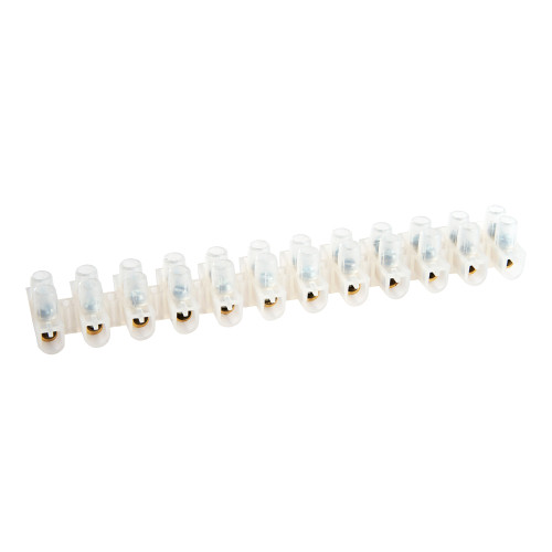 LD227-10A Зажим винтовой изолированный 450В, 10А, 12 пар, полиэтилен DIY