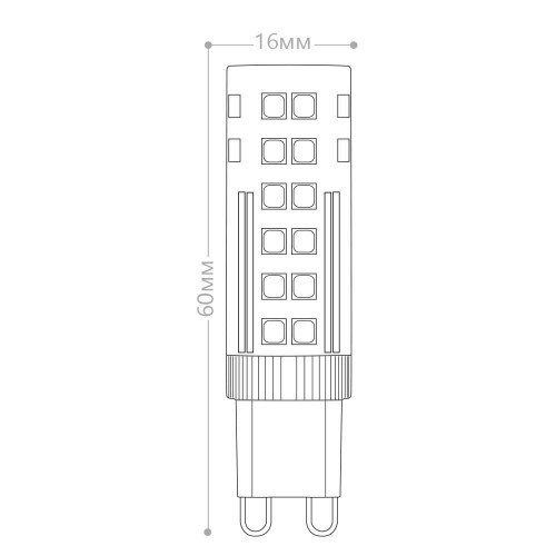 Лампа светодиодная Feron LB-433 G9 7W 175-265V 2700K