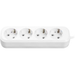 Удлинитель 4х2м с заземл. 16А IP20 90 798 OPE-S-04-200-E-3x1 бел. ОНЛАЙТ 90798