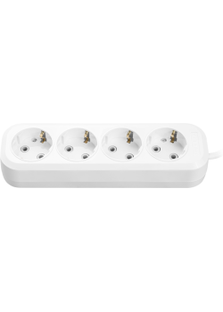 Удлинитель 4х2м с заземл. 16А IP20 90 798 OPE-S-04-200-E-3x1 бел. ОНЛАЙТ 90798