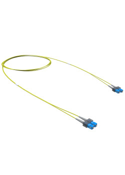 Оптический коммутационный шнур двухволоконный (Duplex) SC/UPC-SC/UPC, 9/125 (OS2), 3 м