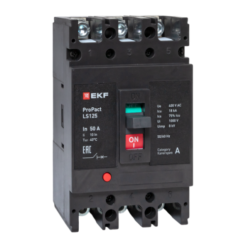 ProPact LS125 50А 3P 18кА EKF