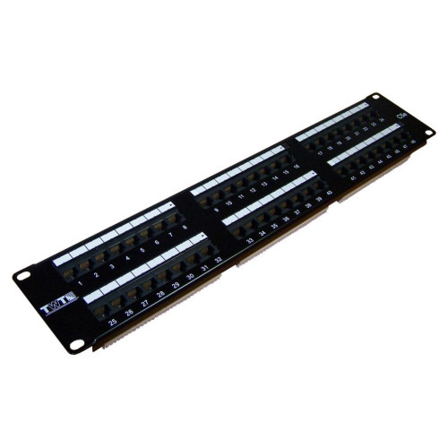 Патч-панель Lanmaster TWT-PP48UTP 19 Патч-панель Lanmaster TWT-PP48UTP 19