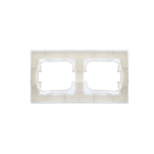 BRITE Рамка 2-местная IP44 РУ-2-БрБ-44 белый IEK