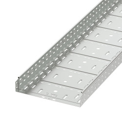 Лоток перфорированный 400х100 L3000, горячеоцинкованный