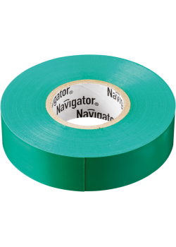Изолента ПВХ 15мм (рул.10м) зел. NIT-B15-10/G Navigator 71232