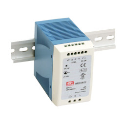 Блок питания AC-DC, 100Вт, вход 85-264V AC, 47-63Гц,120-370В DC, выход 24В,0-4A, рег. вых=0-+20%Uном, в кожухе на DIN-рейку