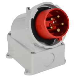 Вилка стационарная ССИ-5252 32А-6ч/380В 3P+PE+N IP67 IEK