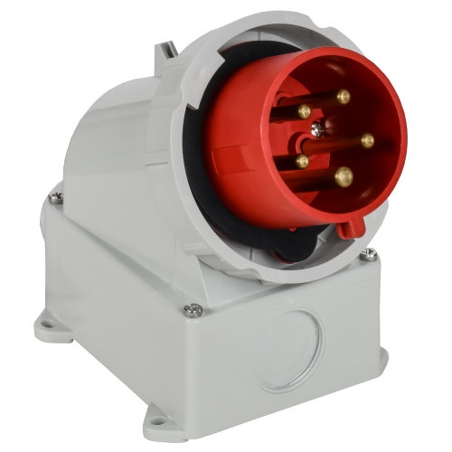 Вилка стационарная ССИ-5252 32А-6ч/380В 3P+PE+N IP67 IEK