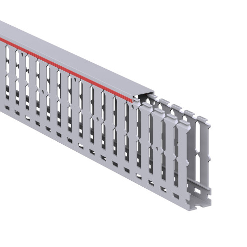 Короб перфорированный, серый RL12 25x80 Короб перфорированный, серый RL12 25x80