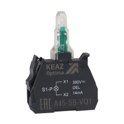 Световой-блок-OptiSignal-D22-A45-SB-VQ1-белый-380 В AC-с защитой от наводок ZBVQ1
