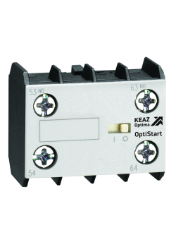 Блок контактный OptiStart K-MX-1011 фронтальный 1НО+1НЗ для мини-контакторов M