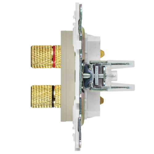 SKANDY Аудиорозетка 4-местная SK-A01B бежевый IEK SKANDY Аудиорозетка 4-местная SK-A01B бежевый IEK